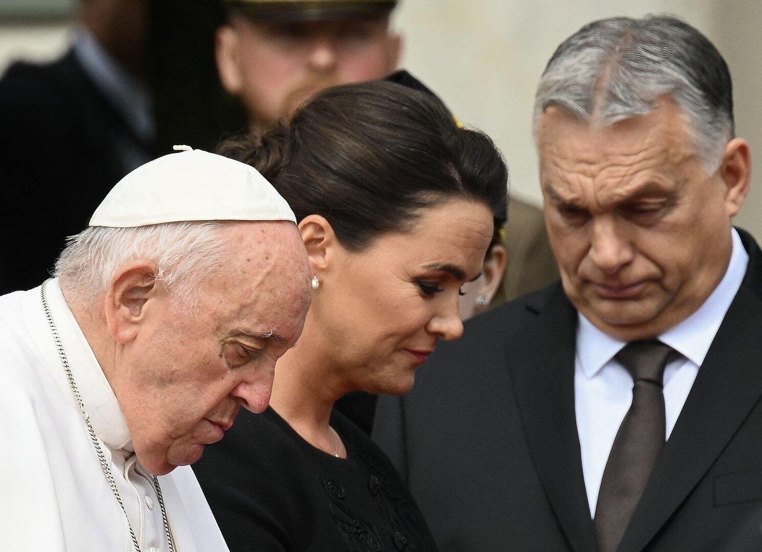 Orban und Novak besuchten vergangenen April den Papst im Vatikan