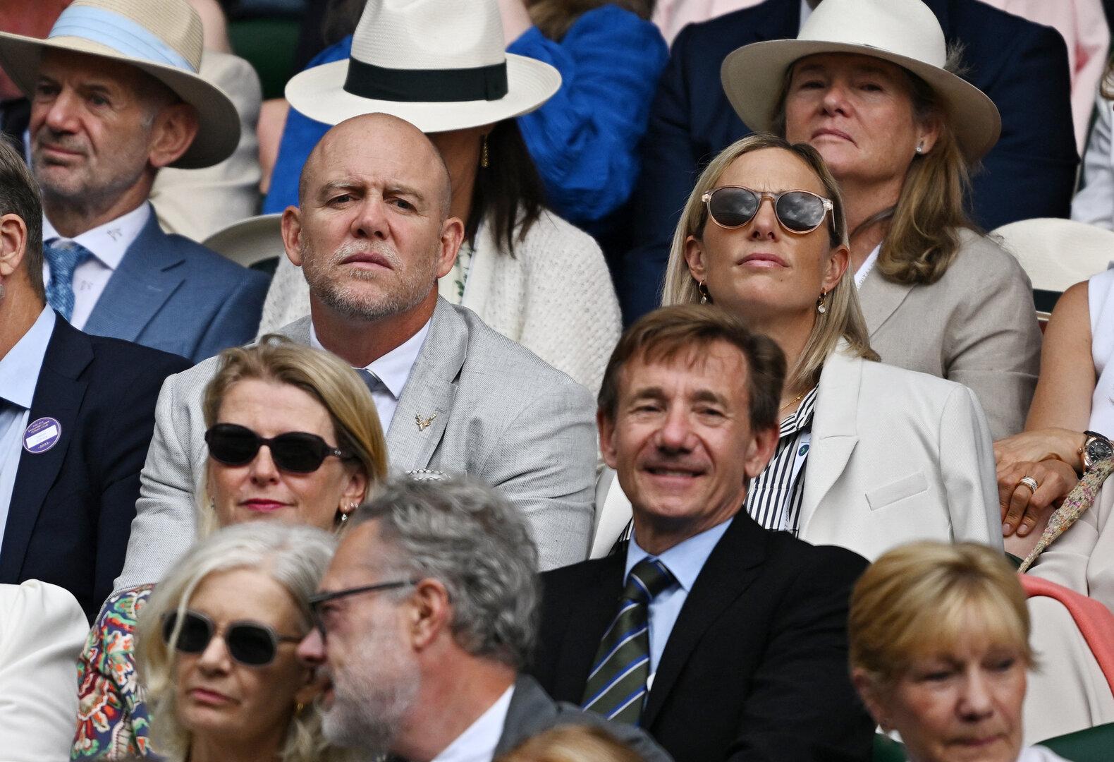 Affront? Zara und Mike Tindalls Sitzplätze in Wimbledon auf Abstand zu Camilla