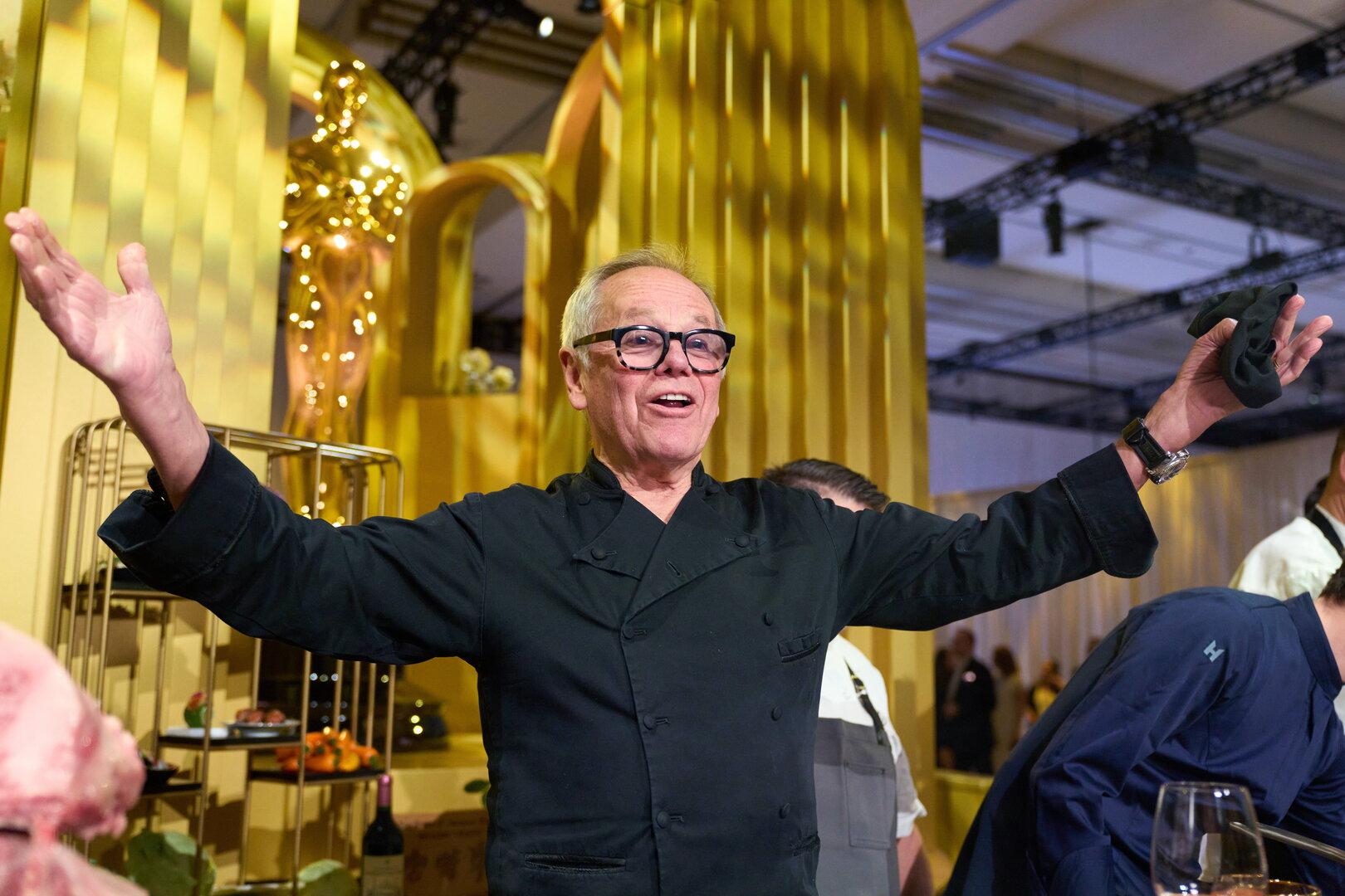 Wolfgang Puck kocht bei den Oscars auf: Muscheln, Pizza & Schampus von Brad Pitt