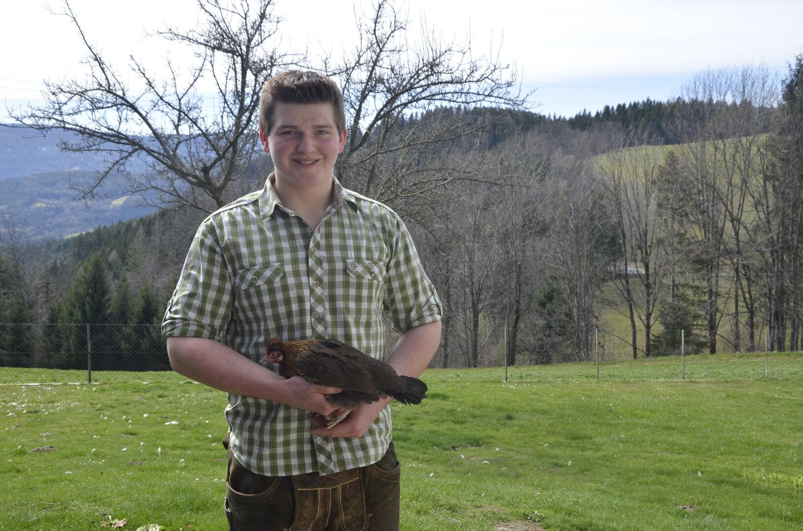 18-jähriger Niederösterreicher züchtet besondere Hühner
