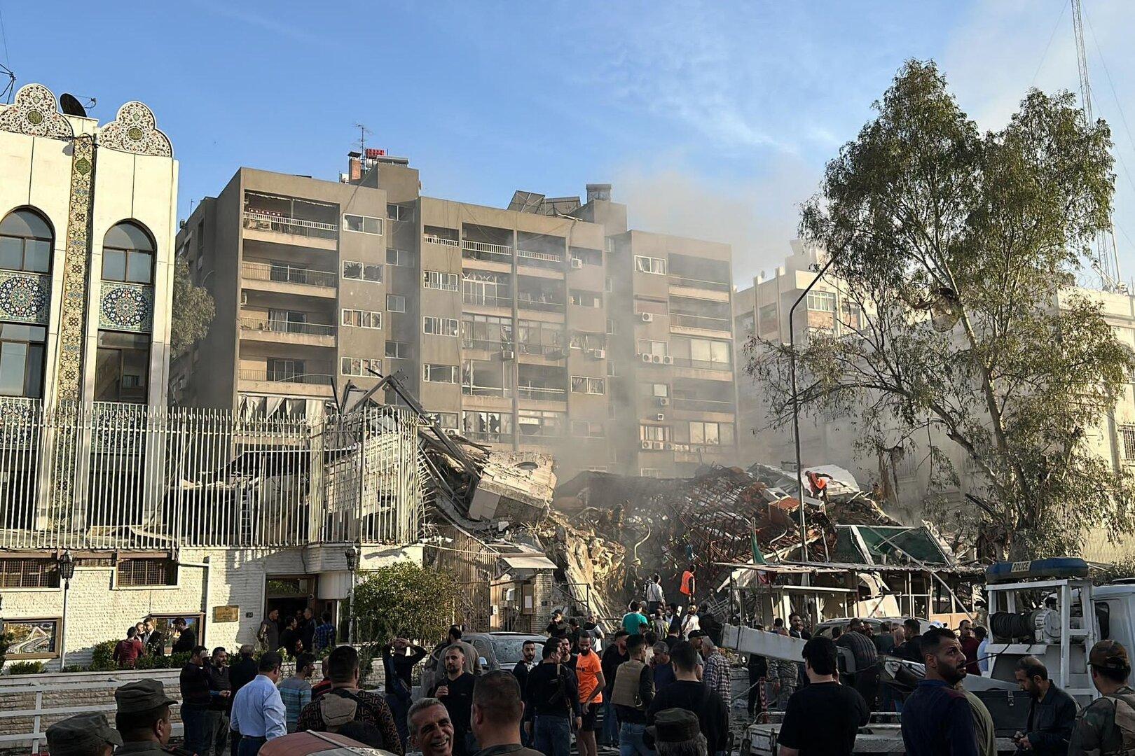 Damaskus: 6 Tote bei Israel-Luftangriffen nahe iranischer Botschaft