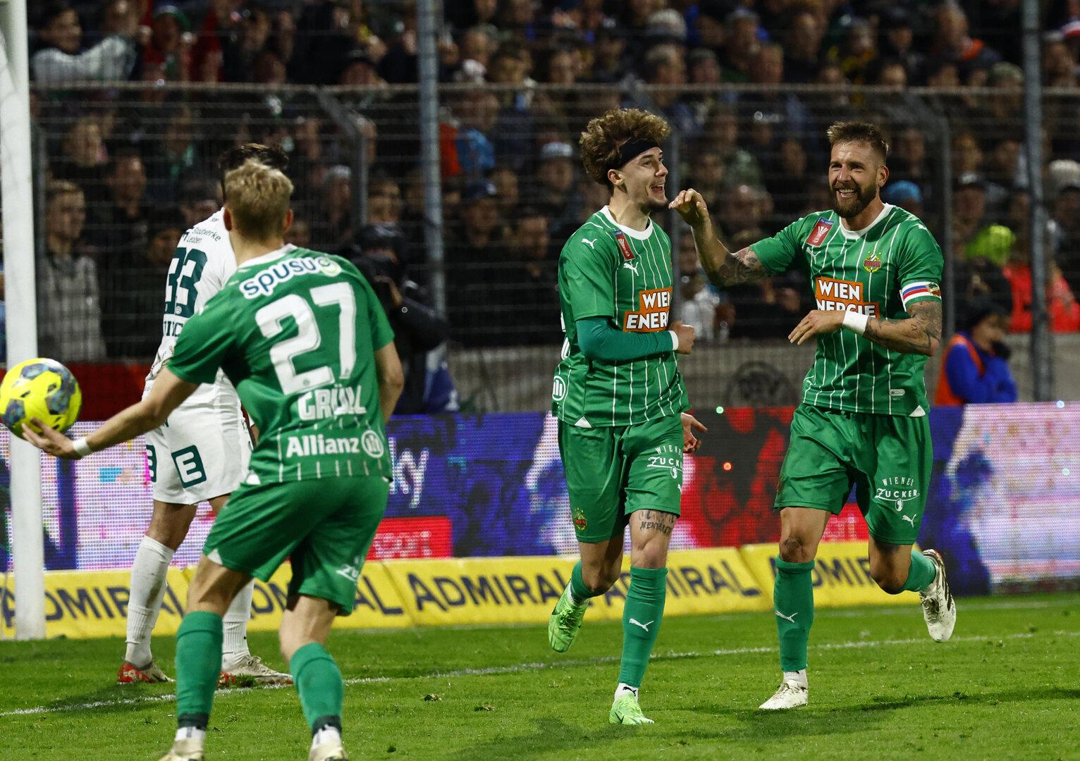 Keine Probleme in Leoben - Rapid nach 3:0-Sieg im ÖFB-Cupfinale
