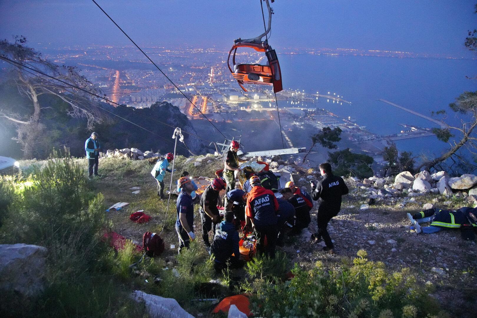 Türkei: Toter bei Seilbahnunglück in Touristenzentrum Antalya