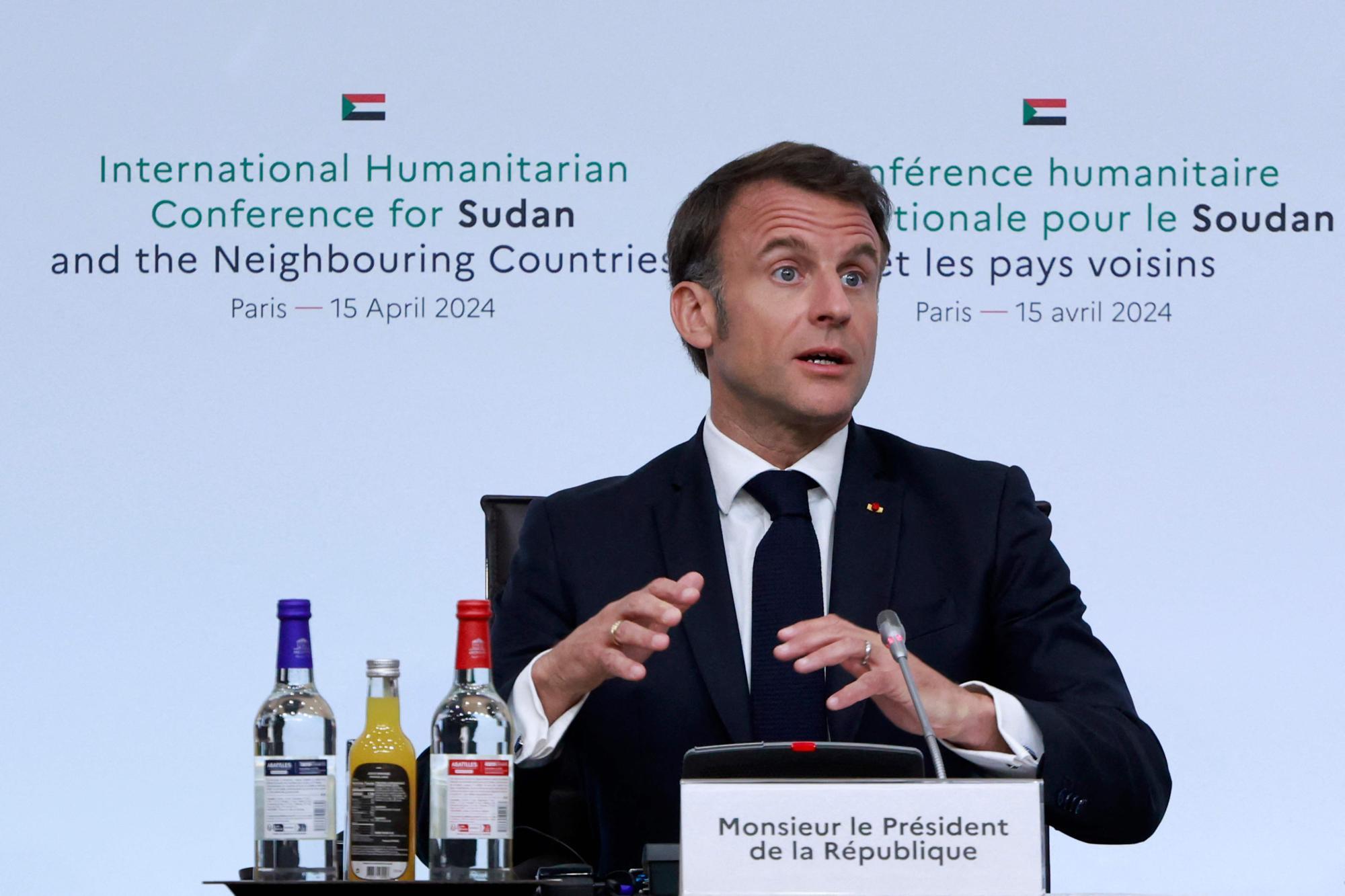 Macron: Geberkonferenz sagt dem Sudan über zwei Milliarden Euro zu