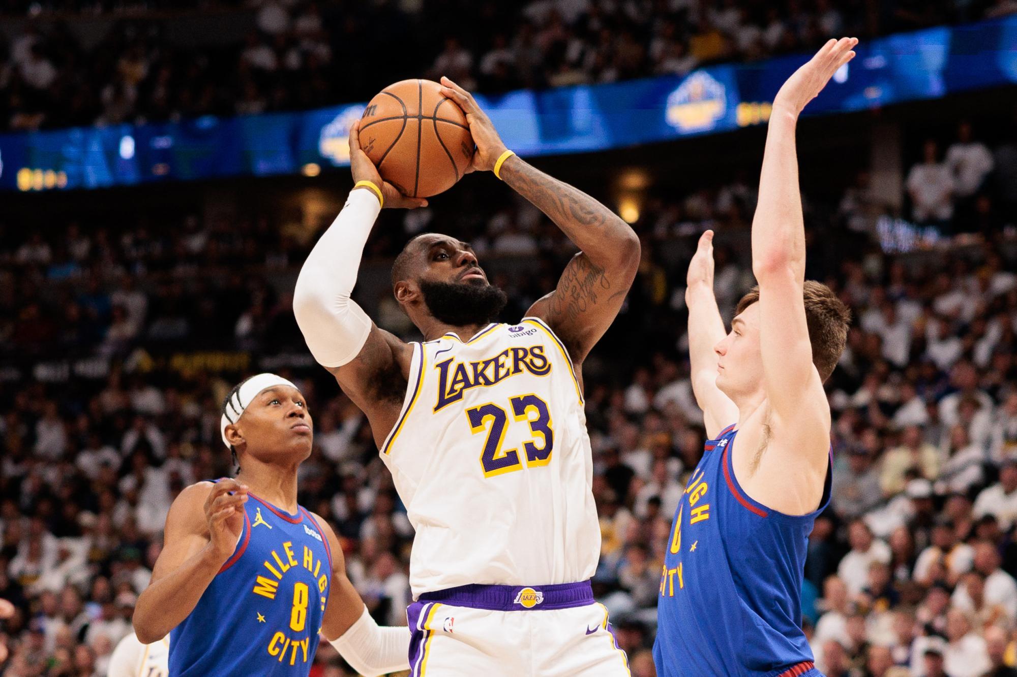 NBA-Champion Denver gewinnt gegen die Lakers zum Play-off-Auftakt