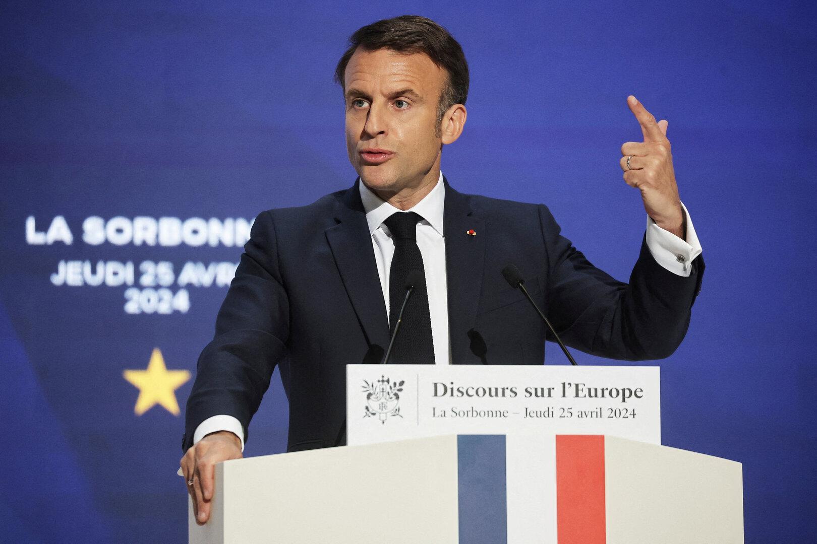 Macron warnt: "Europa kann sterben" - und erinnert an die Atommacht Frankreichs