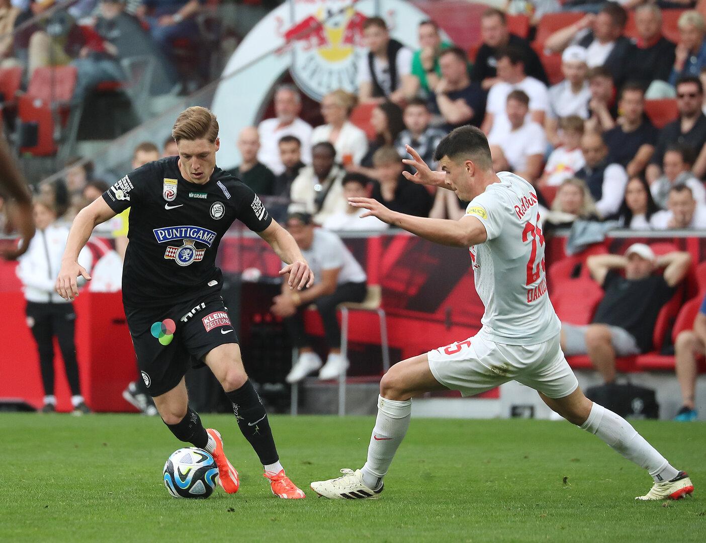 2:2 nach 2:0-Führung: Sturm vergibt in Salzburg einen Matchball