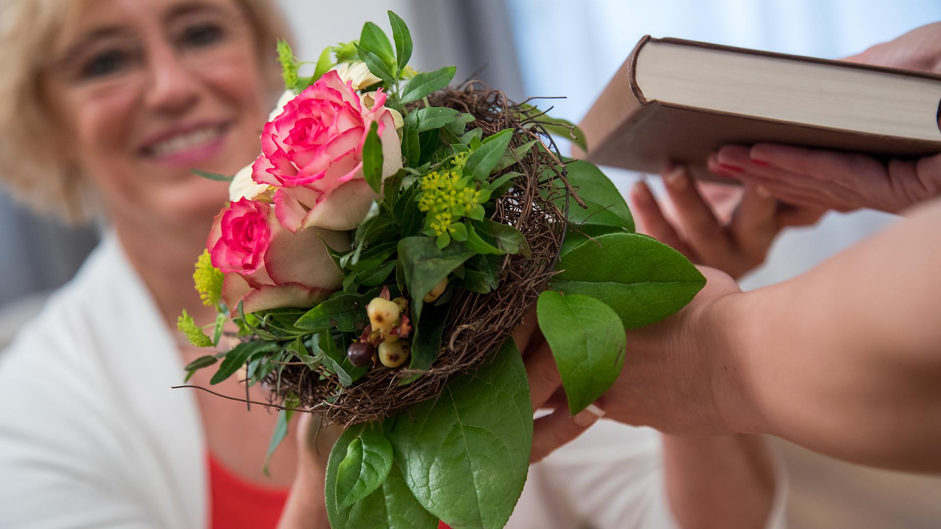 Auch beim Blumenstrauß kann man auf mehr Nachhaltigkeit achten