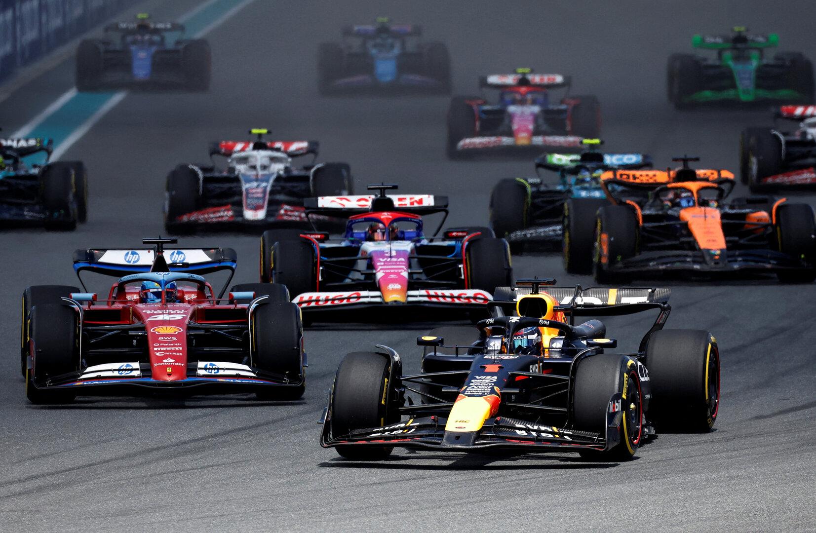 Formel-1-Sprint in Miami: Verstappen siegt, Ricciardo begeistert