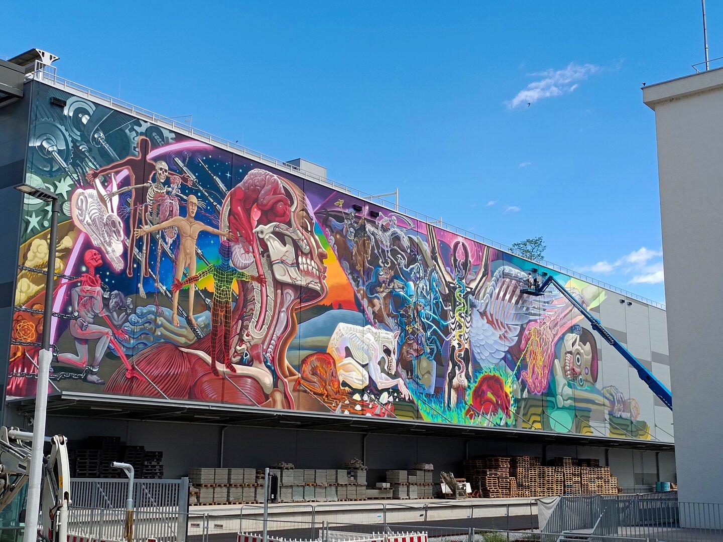 Was im Linzer Mural Harbor an neuen Werken entsteht