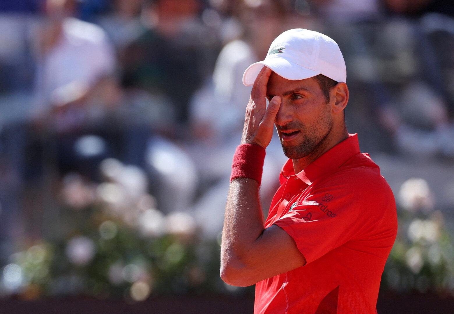 Besorgter Djokovic vor den French Open: 