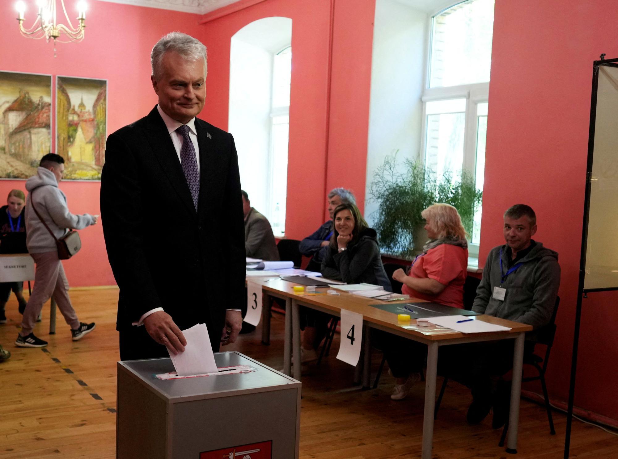 Klare Wiederwahl: Nauseda bleibt Präsident in Litauen