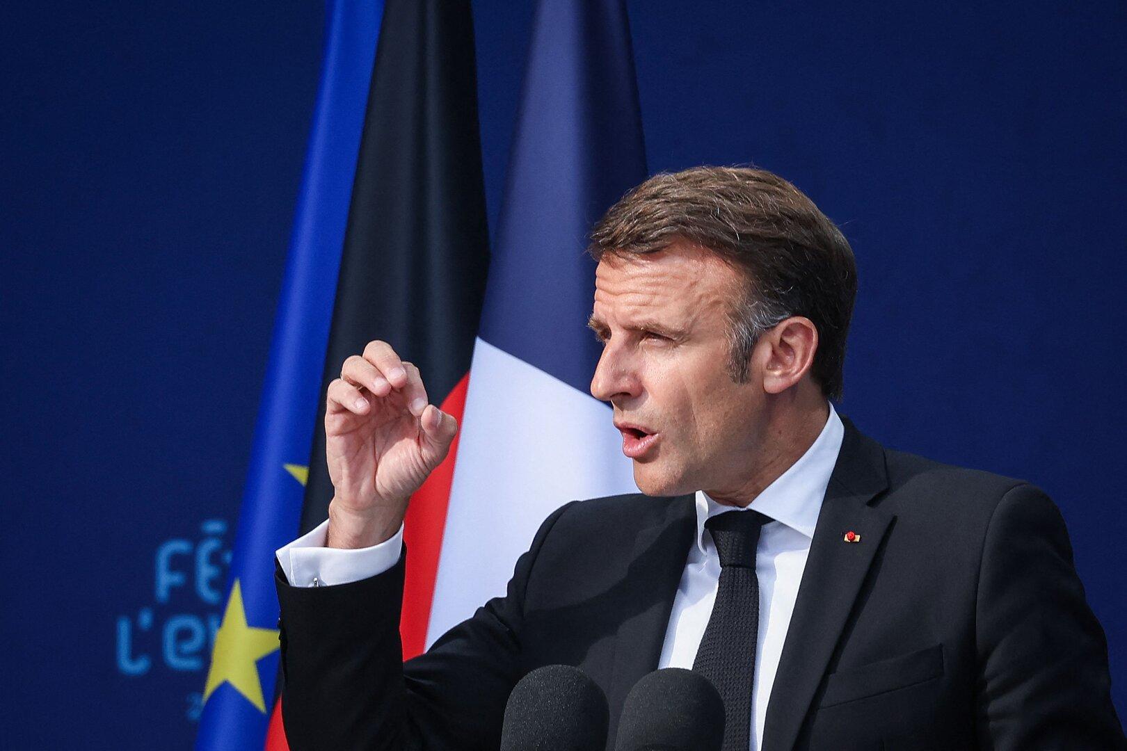 Macron ruft zur Verteidigung Europas auf und warnt vor Extremen
