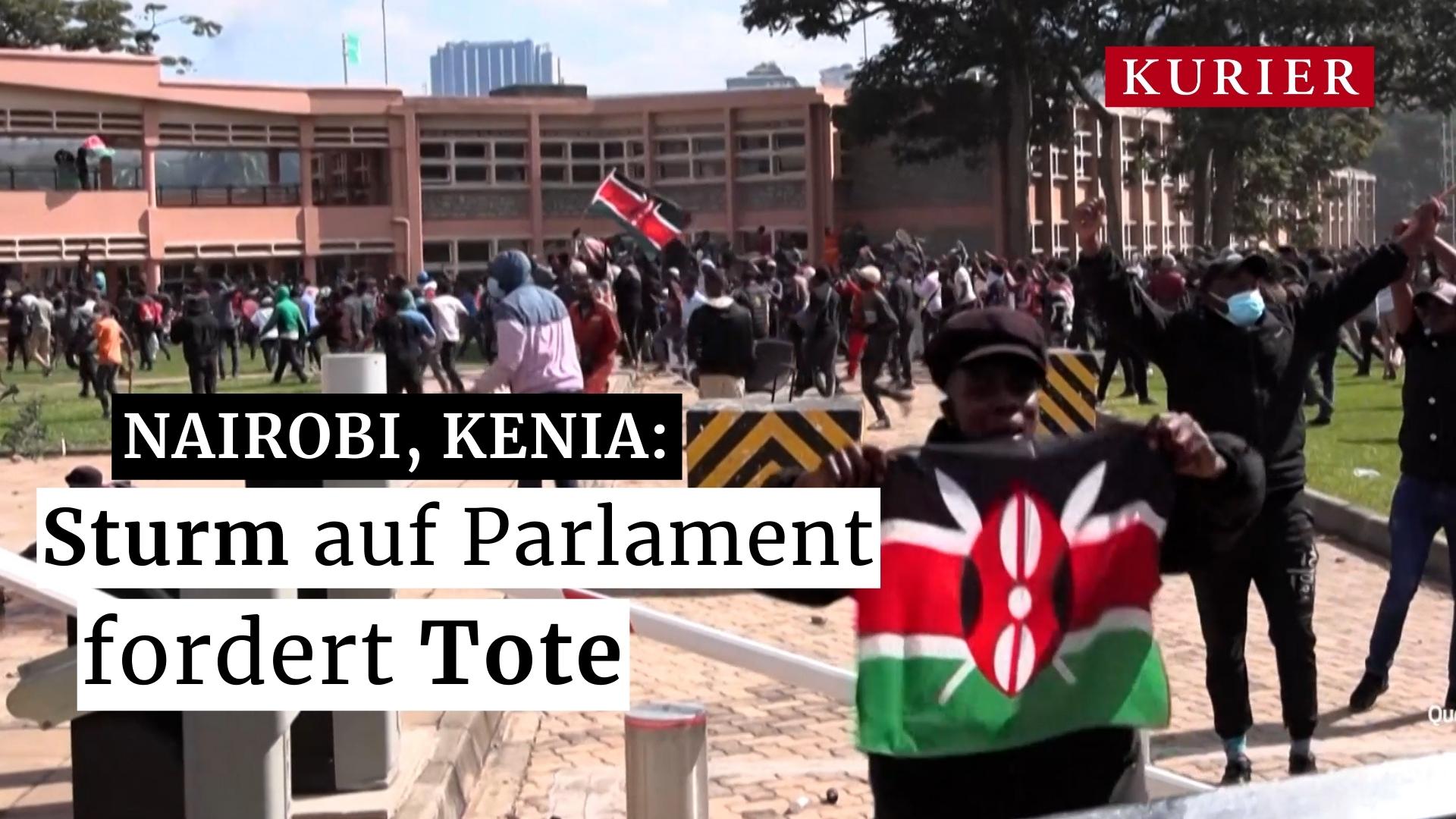 Nairobi: Tote bei Sturm auf Kenias Parlament