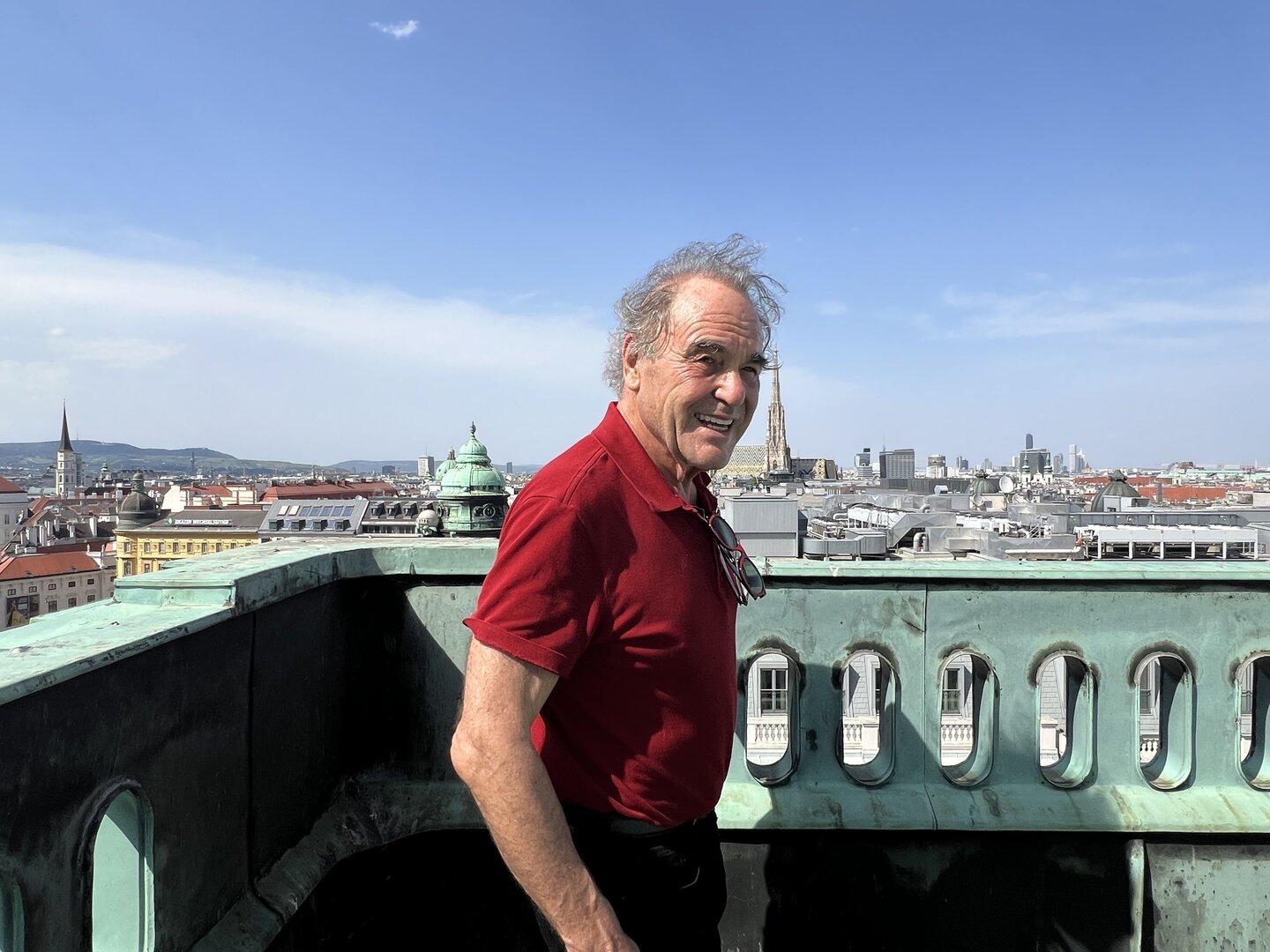 Staatsoper, Falco und Heurigen: Star-Regisseur Oliver Stone war in Wien unterwegs