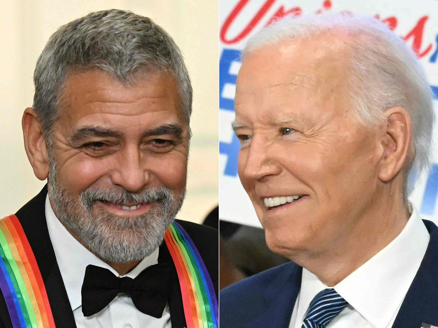 Klare Worte: George Clooney fordert Joe Biden zum Rücktritt auf