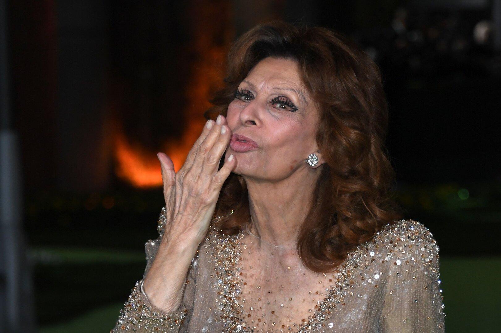 Sophia Loren gratuliert Giorgio Armani mit Liebeserklärung