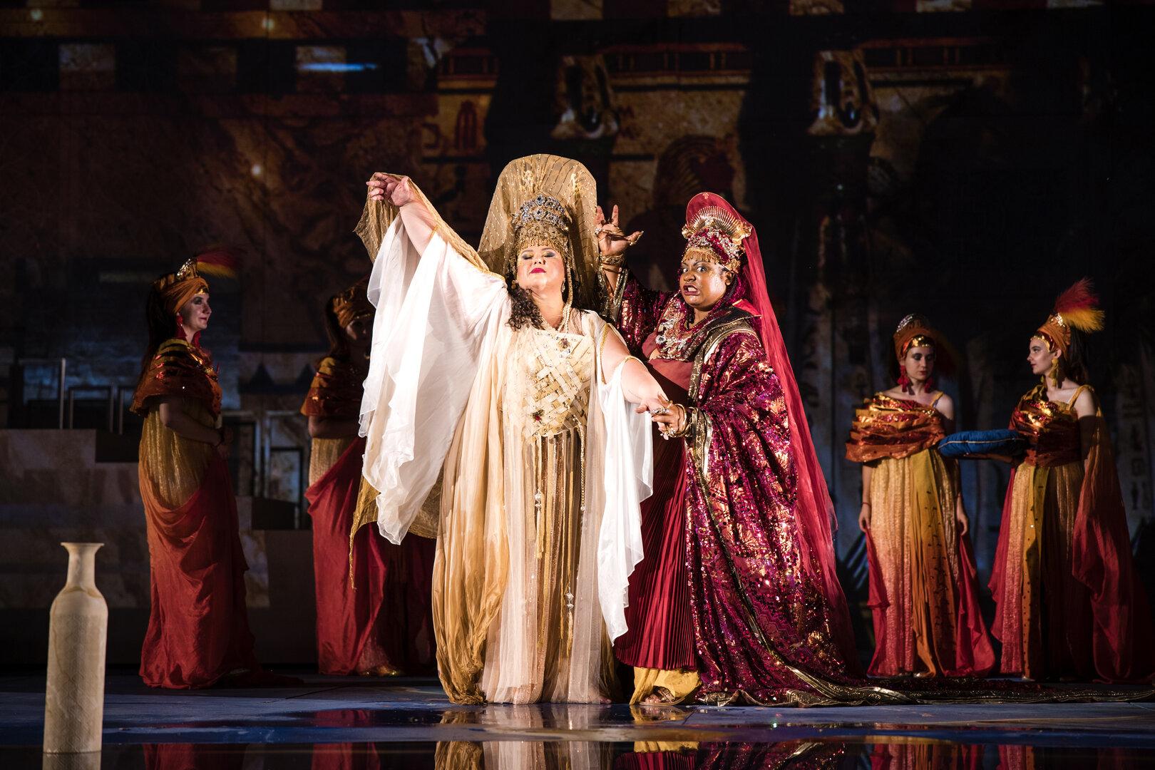 St. Margarethen: Ungemein beeindruckende „Aida“ im Steinbruch