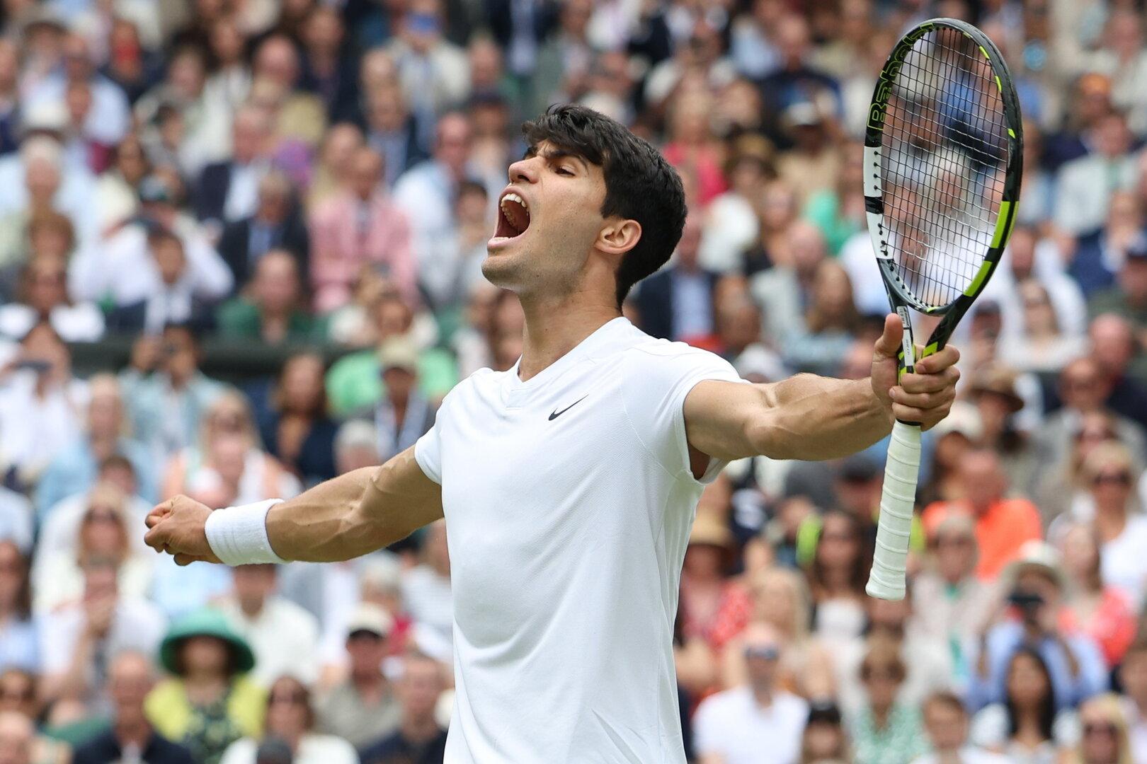 Auch in Wimbledon im Finale: Der Grand-Slam-Lauf von Alcaraz hält an