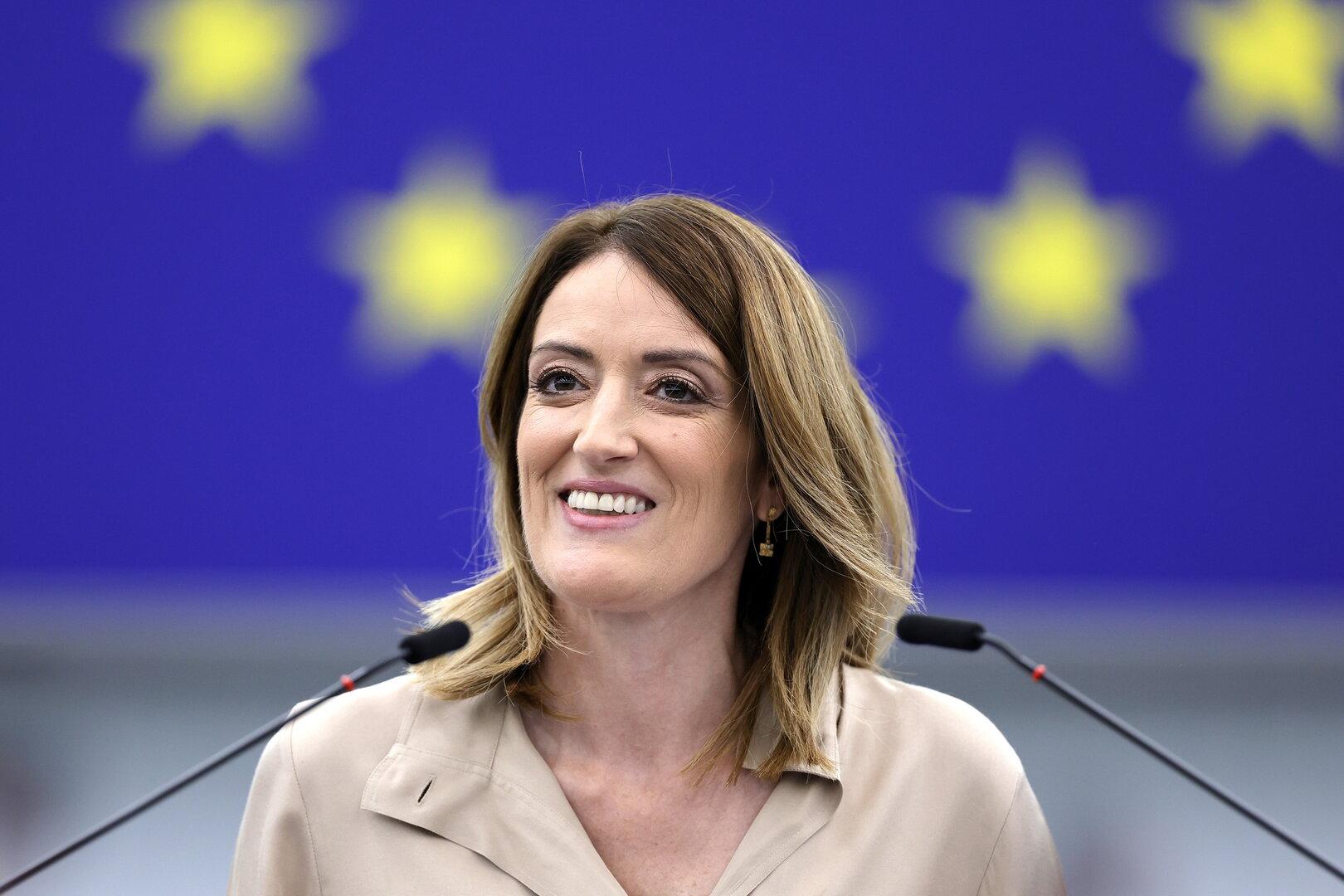 Neues EU-Parlament wählte seine Präsidentin