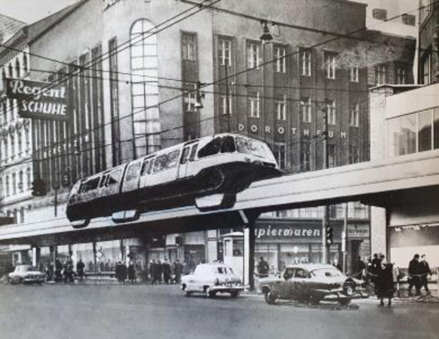 Als Wien die U-Bahn durch eine Monorail ersetzen wollte