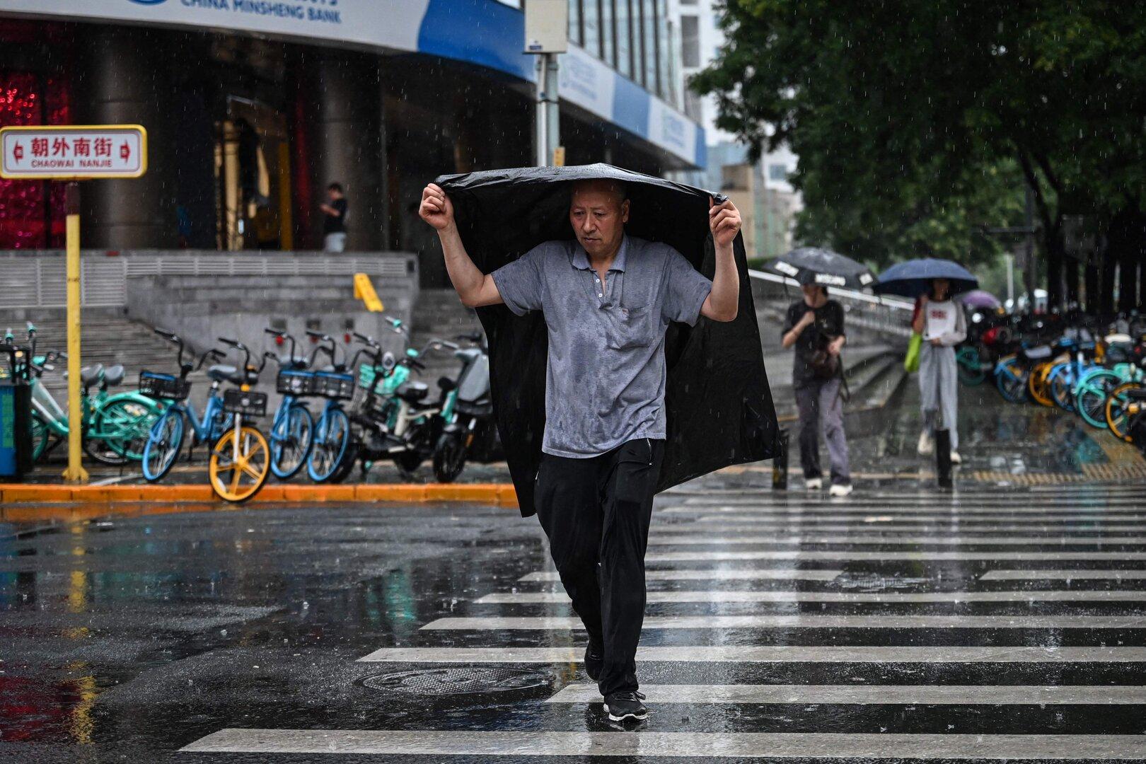 Extremwetter in China: Mindestens fünf Tote nach heftigen Regenfällen