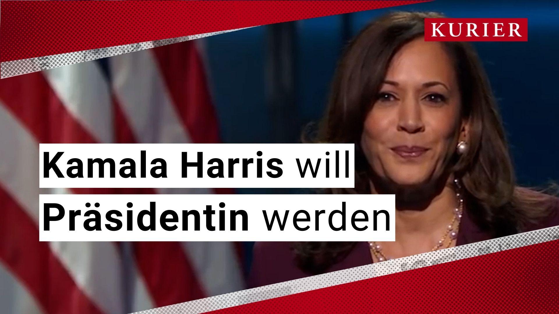 Nach Biden-Rücktritt: Kamala Harris will Präsidentin werden