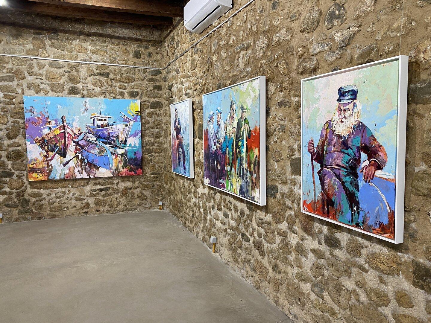 Angesagter Kunst-Export: Vokas Bilder begeistern am Peloponnes