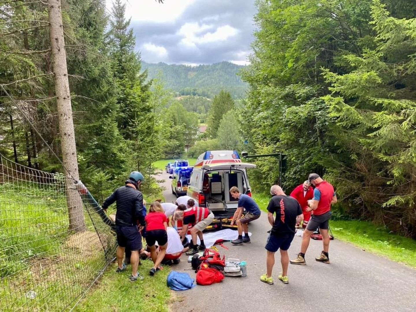 Unfall mit Mountaincart in NÖ: Achtjähriger wurde ins Spital geflogen