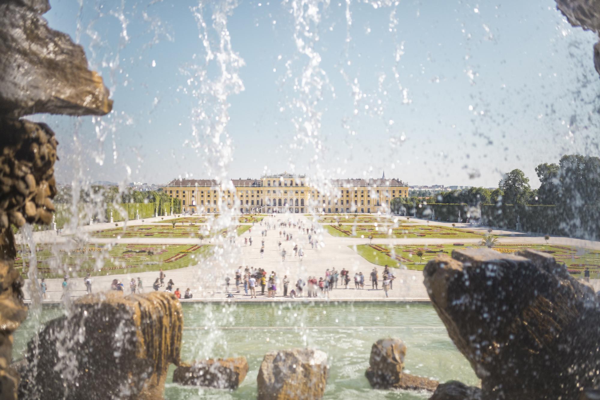 Nur vier Stunden: Neptunbrunnen im Schönbrunn wird Wasser abgedreht