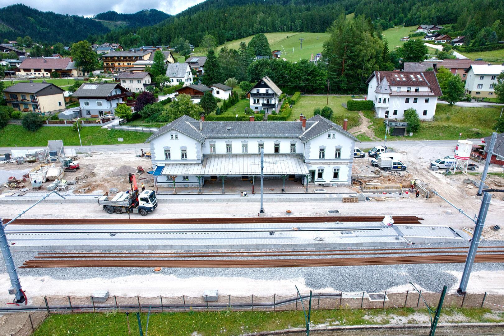 Der Mariazeller Bahnhof soll bald in neuem Glanz erstrahlen