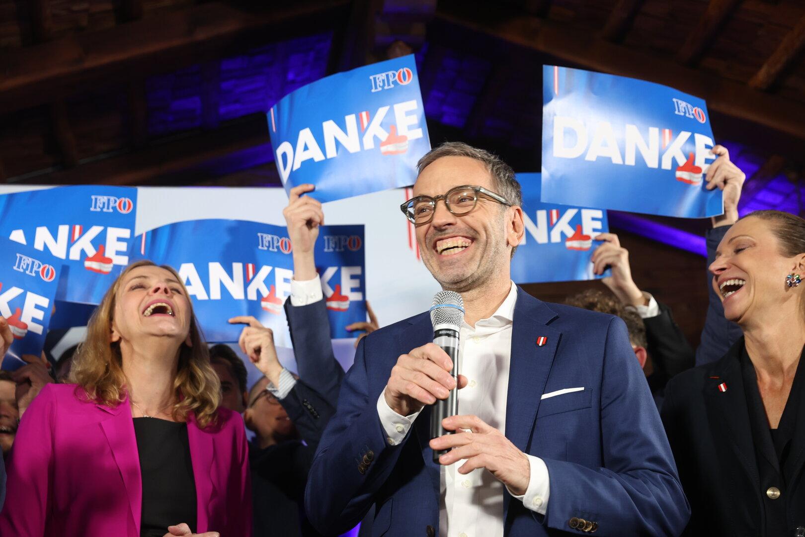 FPÖ-Parteichef Herbert Kickl hat die FPÖ bei der Nationalratswahl auf Platz eins geführt.
