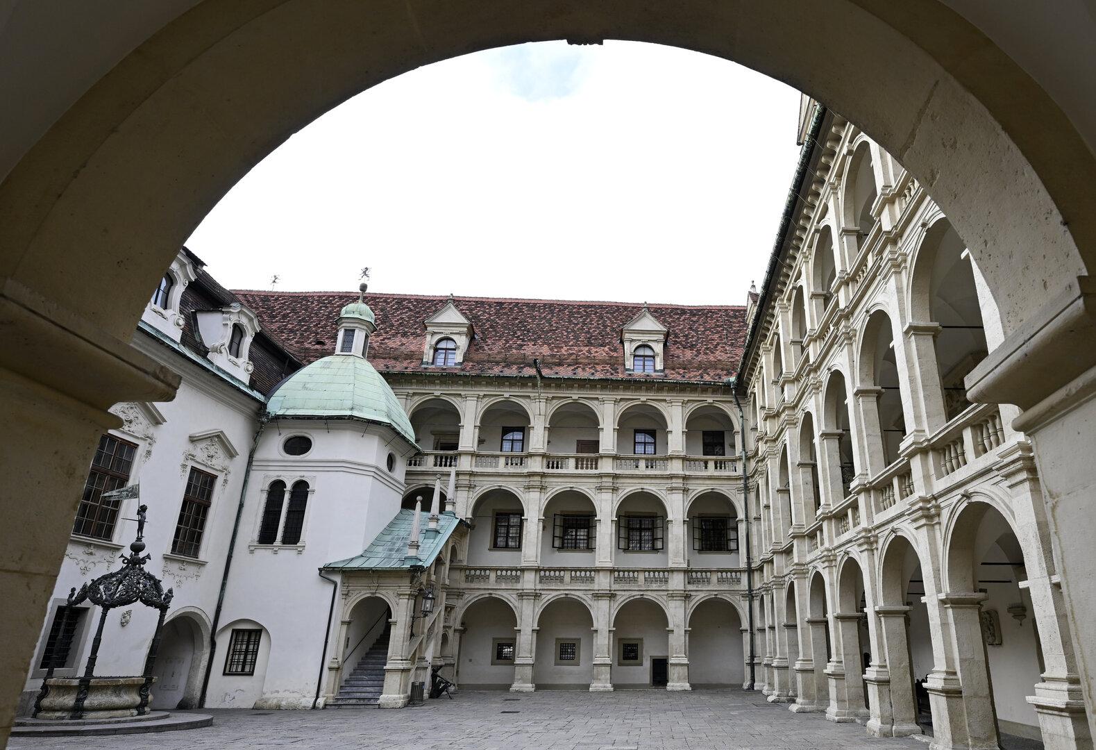 Innenhof des Grazer Landhauses.