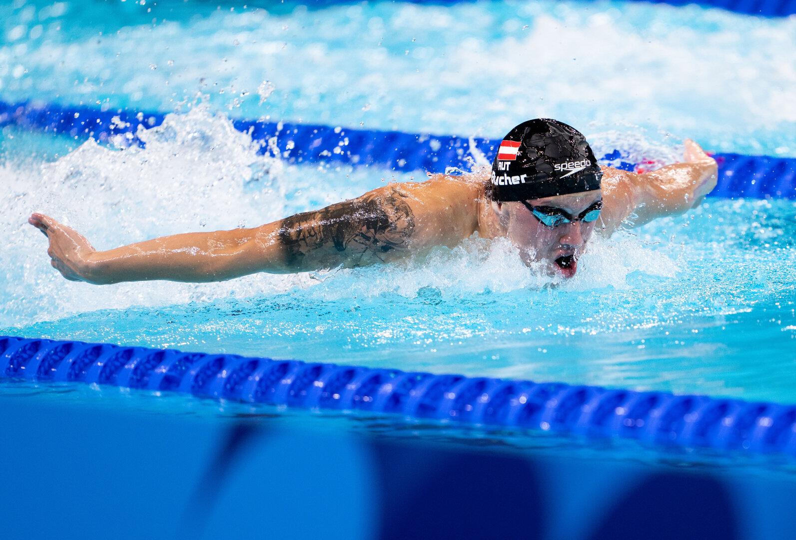 Schwimm-Ass Bucher: Als Nummer 3 der Welt zur WM