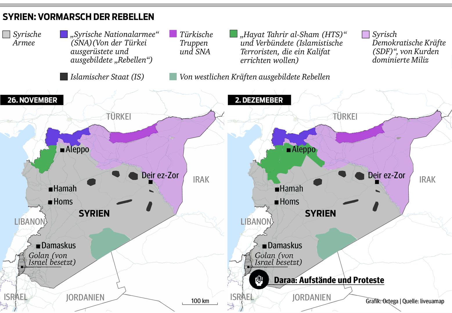 Gottesstaat gegen Diktatur: Wer in Syrien gegeneinander kämpft