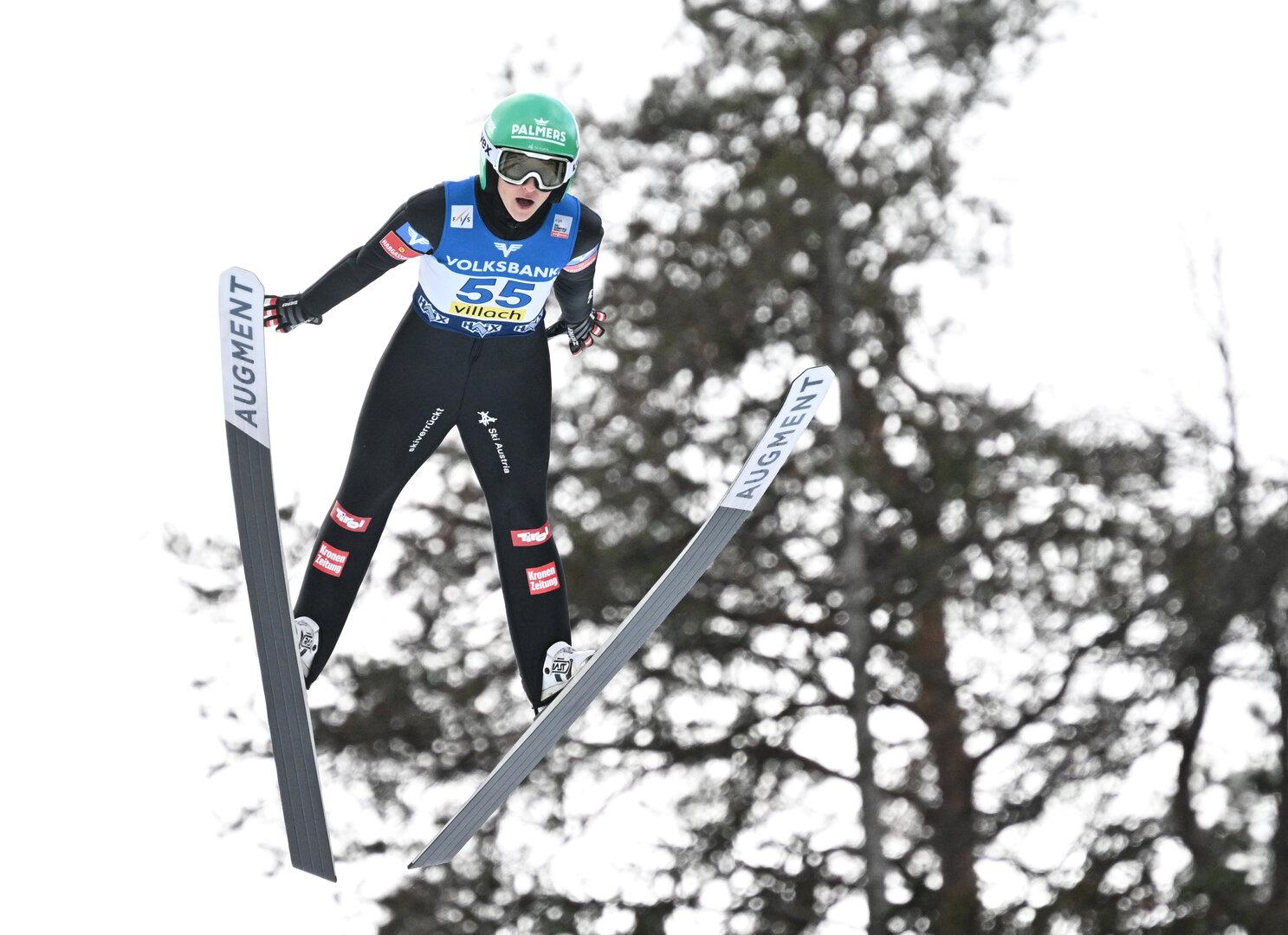 Skispringen: Emotionaler Heimsieg für Eva Pinkelnig in Villach