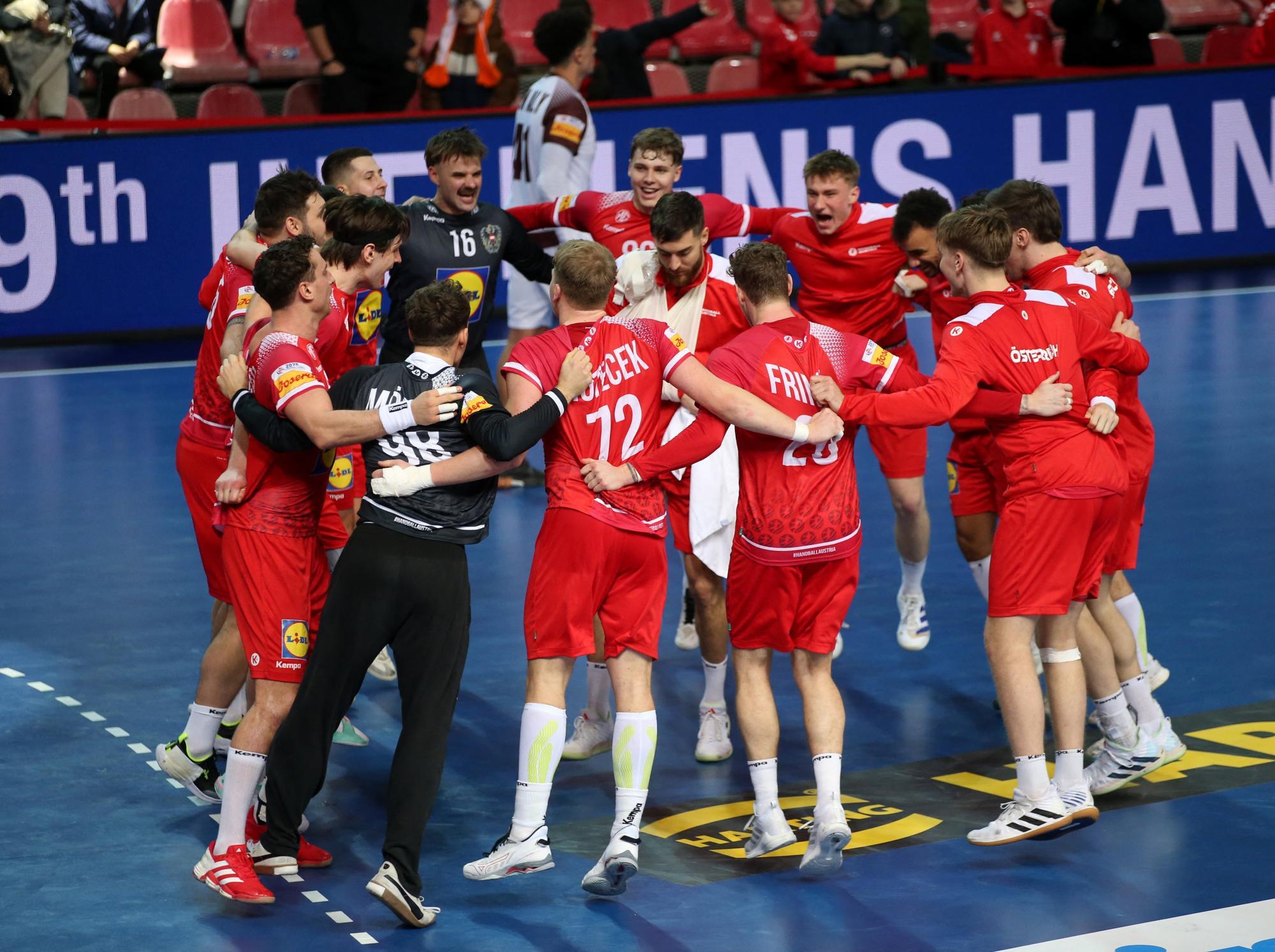 IHF Handball World Championships 2025 - Preliminary Round - Group C - Austria v Qatar