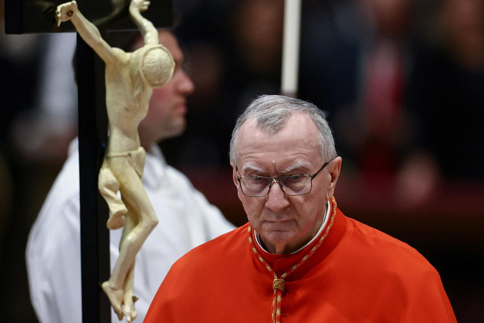 Good Friday Passion of the Lord service in St Peter's Basilica at the Vatican