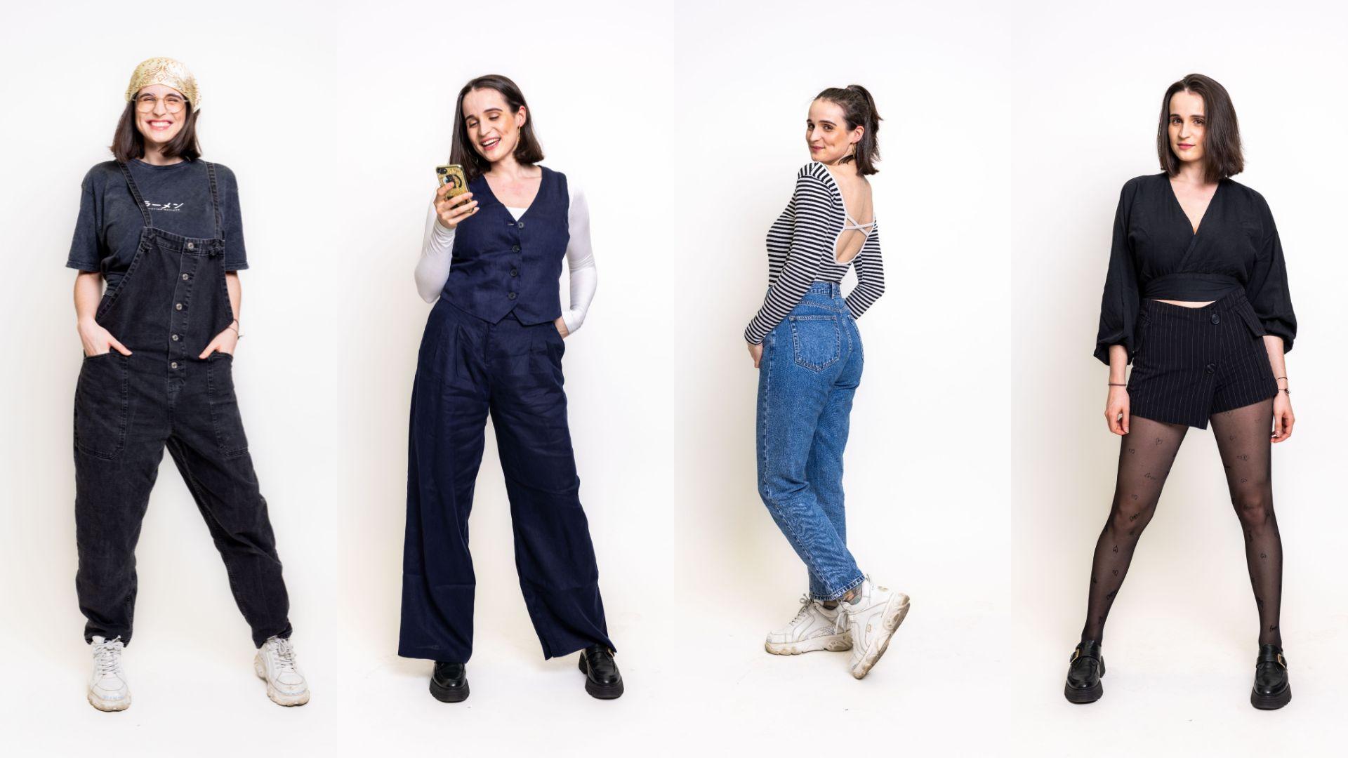 Für den KURIER macht die Autorin dieses Artikels den Selbsttest. Und holte vier Lieblings-Grauzonen-Outfits aus dem Kleiderschrank, um sie renommierten Styling-Beraterinnen zu präsentieren.