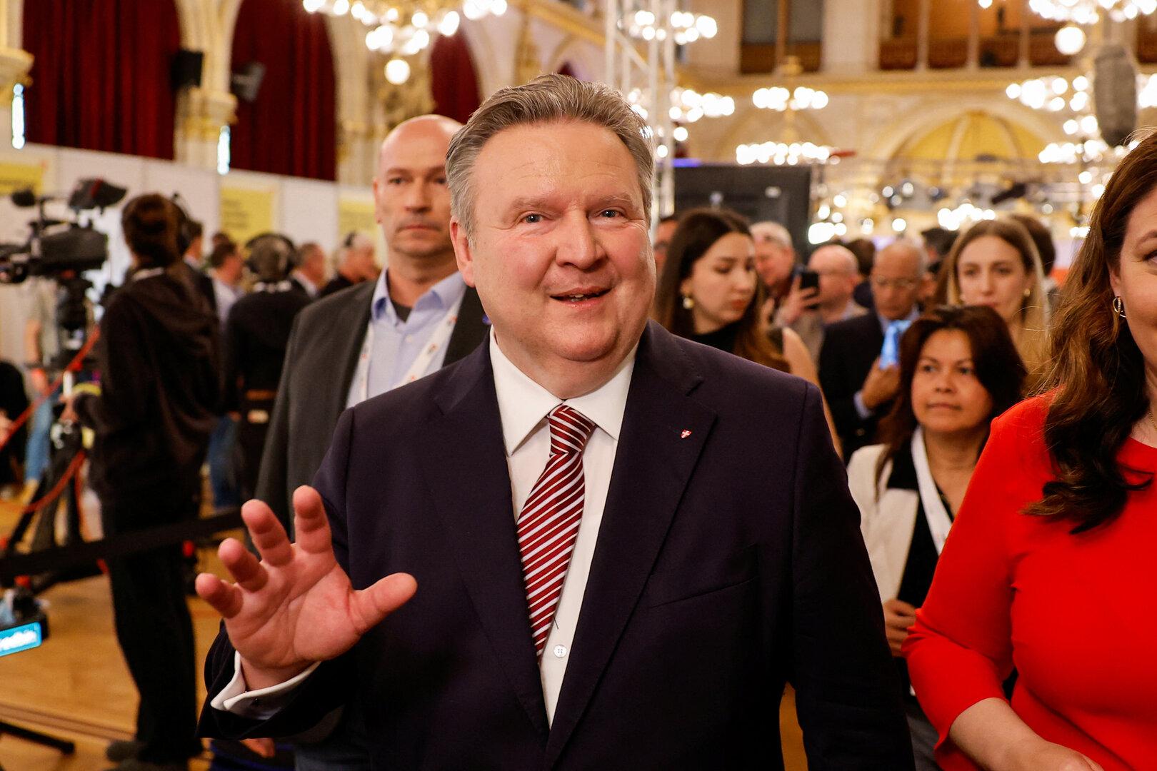 Alexander Van der Bellen auf einer Veranstaltung in Wien.