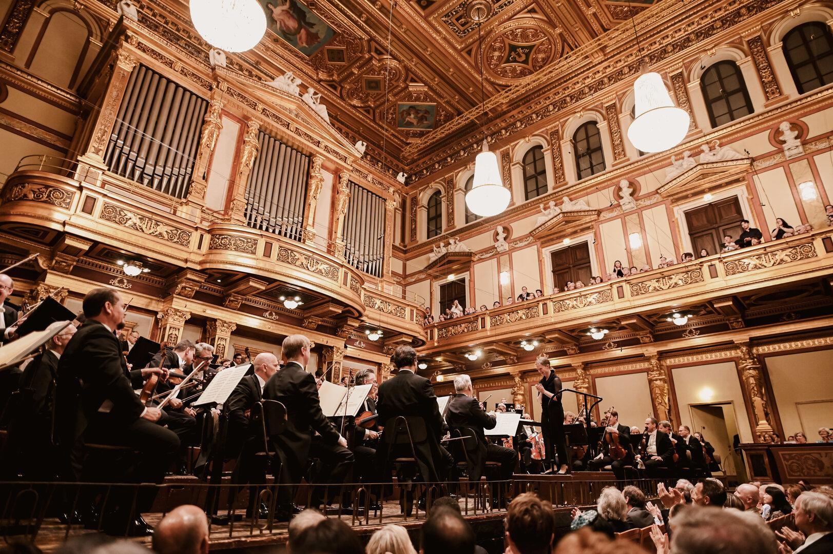Am Pult:  Erstmals kein Mann bei einem Abo-Konzert der Wiener Philharmoniker