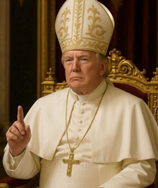 Bizarr: Donald Trump teilt Bild von sich als Papst