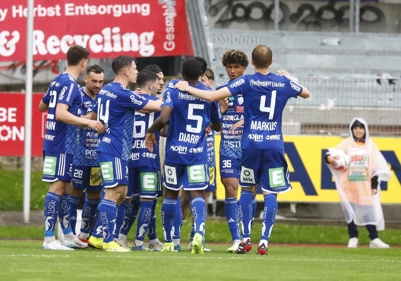 Hartberg gewinnt gegen Altach und schafft den Klassenerhalt