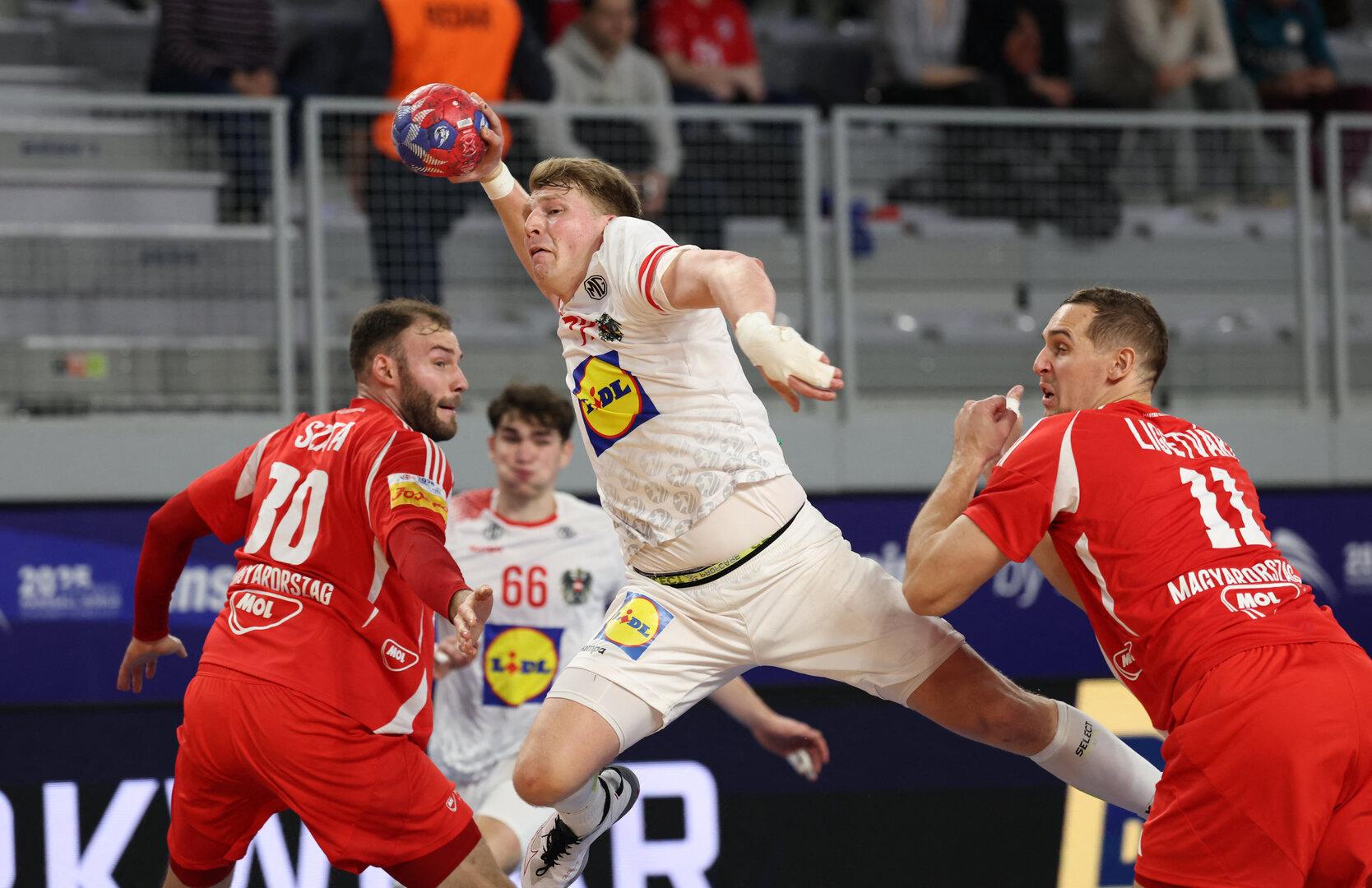 IHF Handball World Championships 2025 - Main Round II - Hungary v Austria IHF Handball World Championships 2025 - Main Round II - Hungary v Austria
