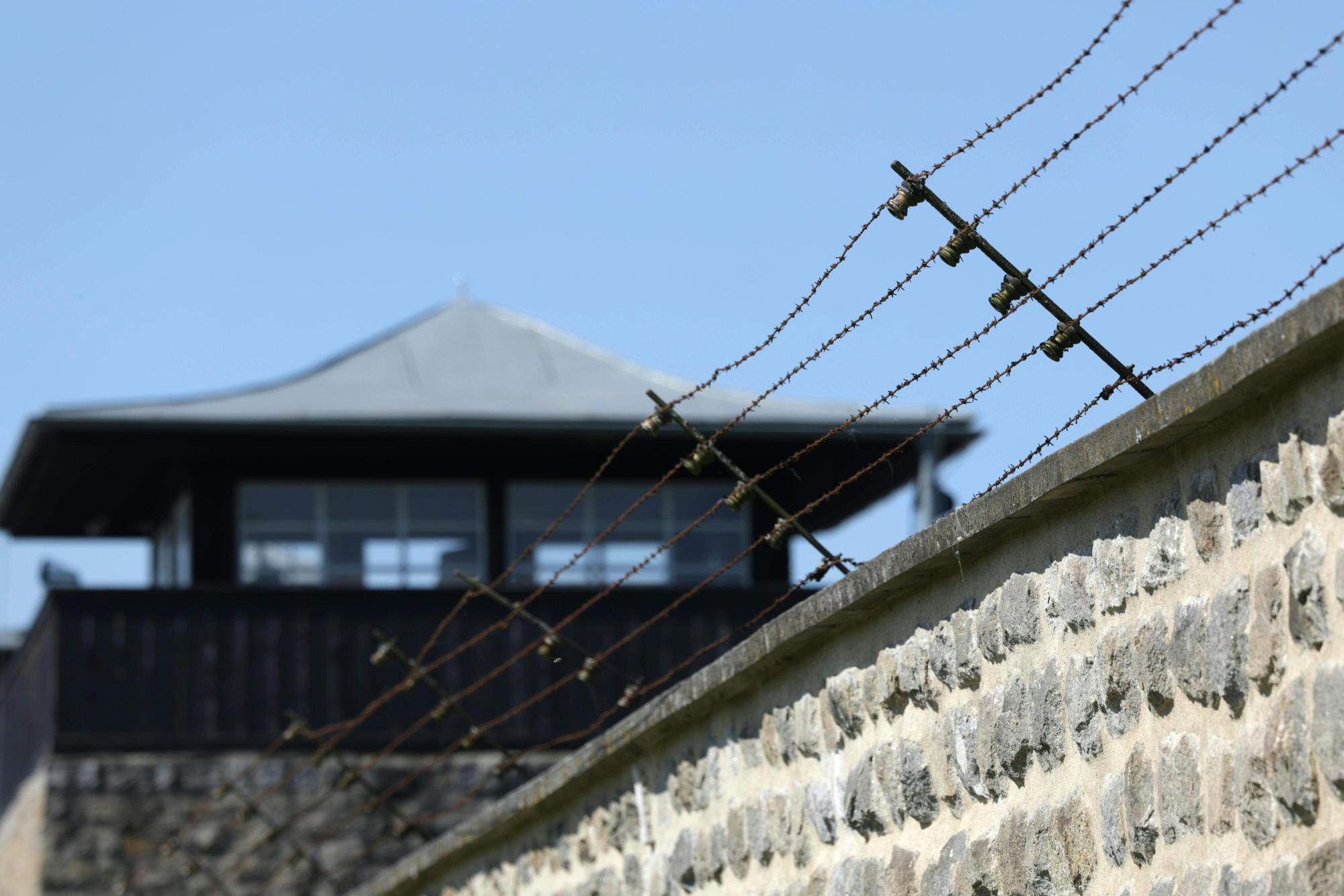 KZ-Befreiungsfeier in Mauthausen: Wachturm.