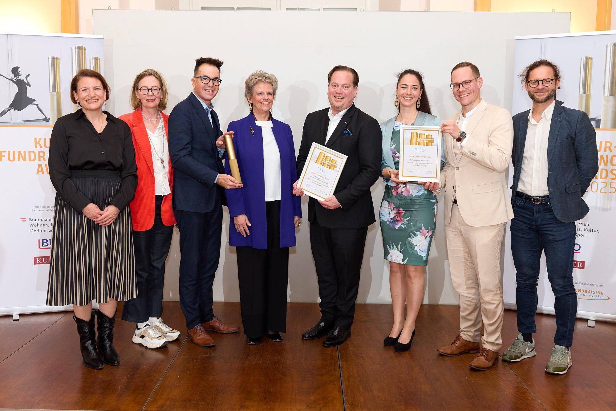 Kulturfundraising-Award für Rettung von radio klassik Stephansdom