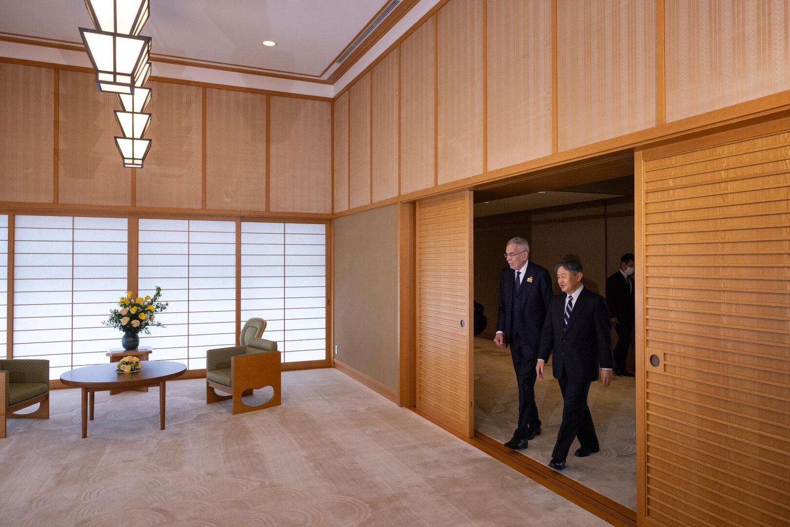 "Große Ehre": Van der Bellen von japanischem Kaiser empfangen