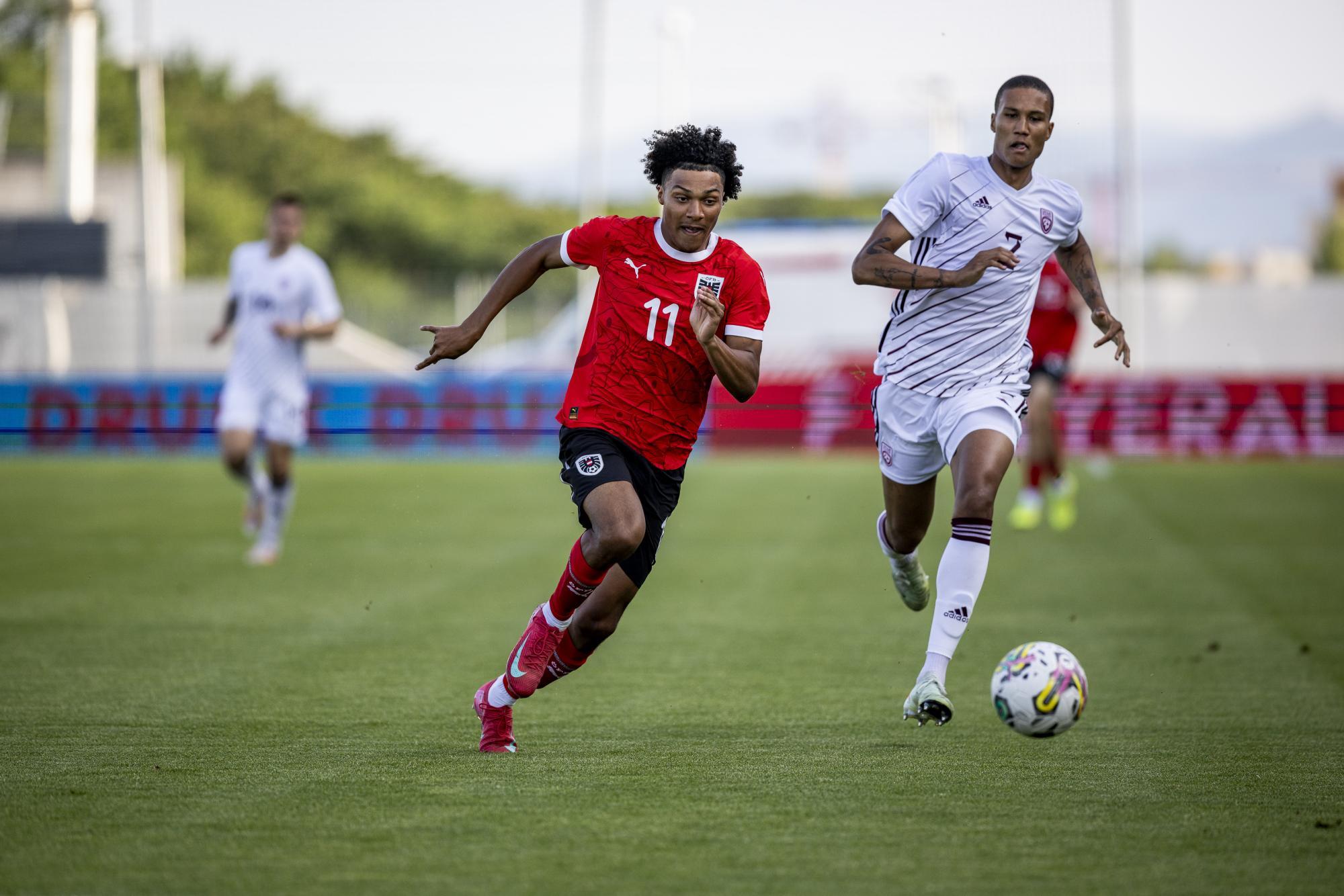 Fußball-Testspiel in Wr. Neustadt: Österreich schlägt Lettland