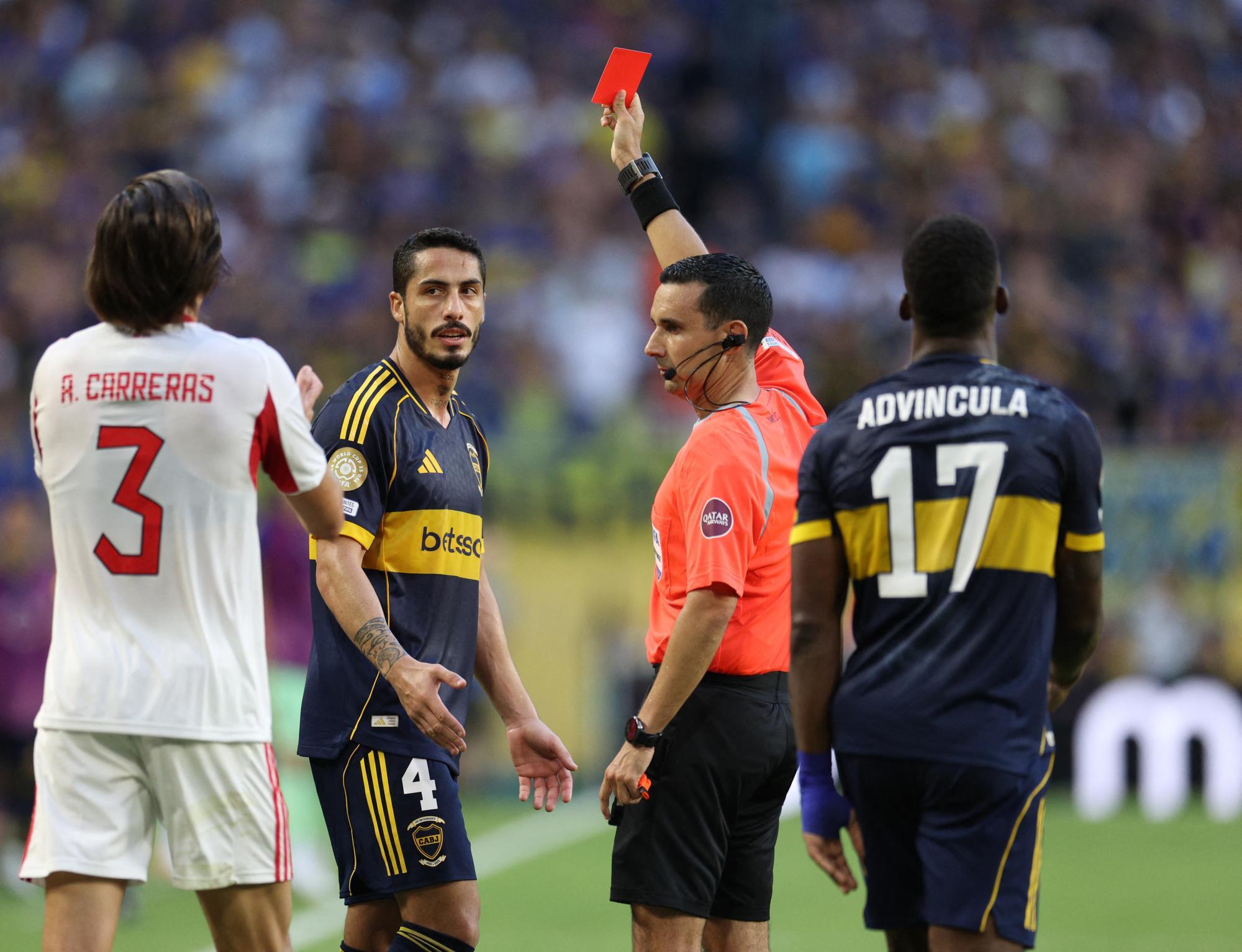 Klub-WM: Vier Tore und drei Rote Karten bei Boca vs. Benfica