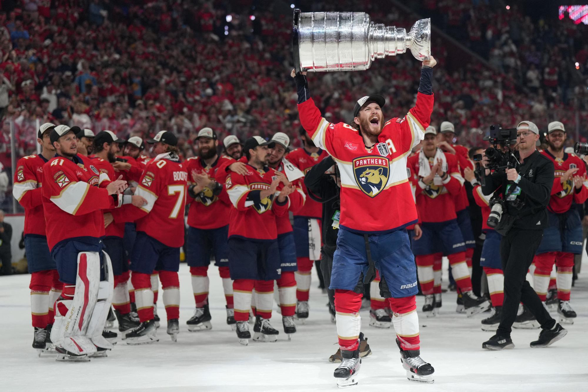 Das Eishockey-Team der Florida Panthers gewann wieder den Stanley Cup